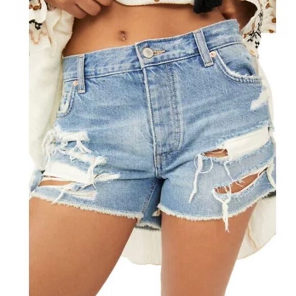 Free People Pants - NWT Free People Maggie Mid Rise Shorts